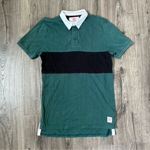 Men’s Cotton On Green and Black Men's Polo Shirt